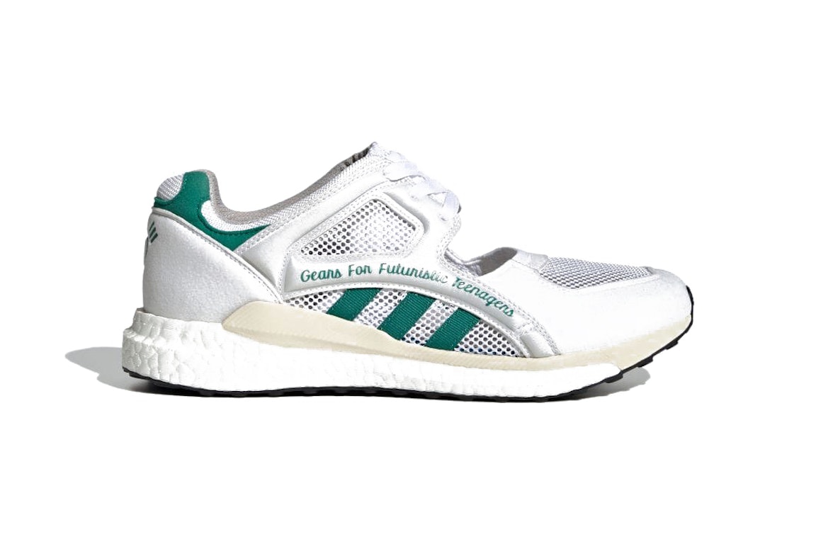 Pre-owned Adidas Originals Adidas Eqt Racing Human Made Green In Footwear White/subgreen/core Black
