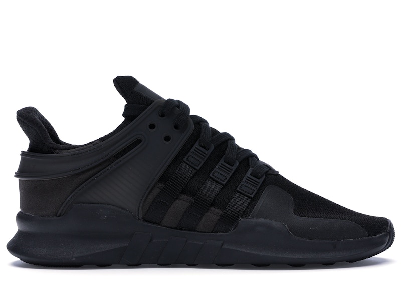 eqt support adv all black