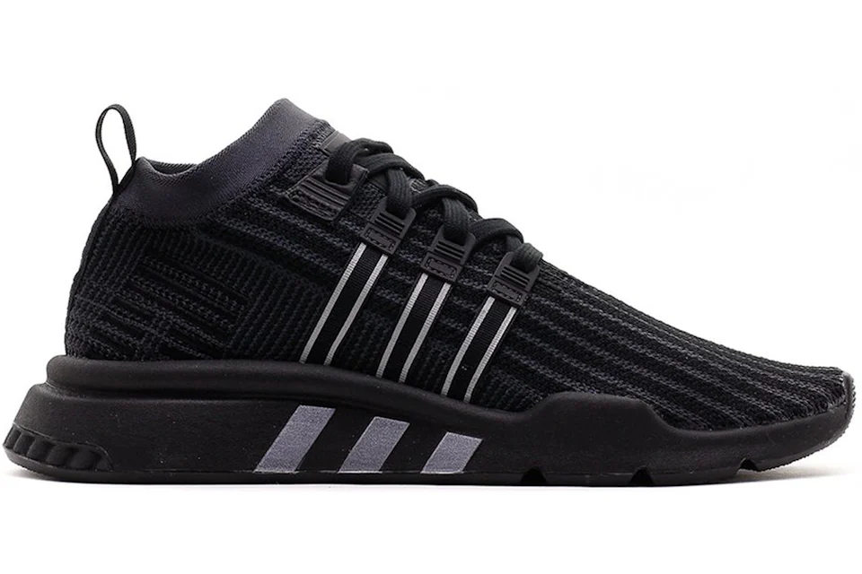 Adidas eqt support top mid adv primeknit black
