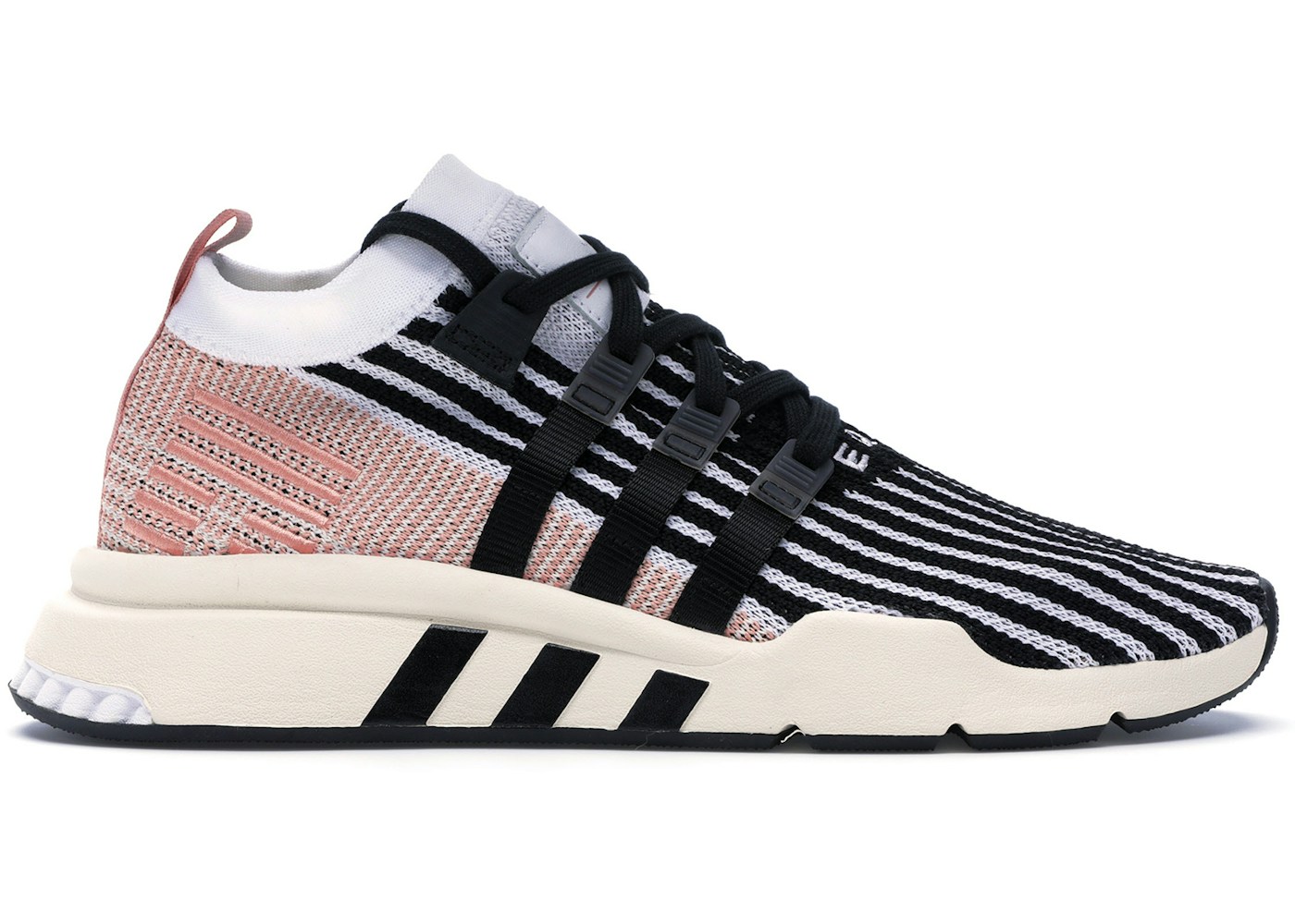 adidas EQT Support Mid Adv Core Black Trace Pink - AQ1048