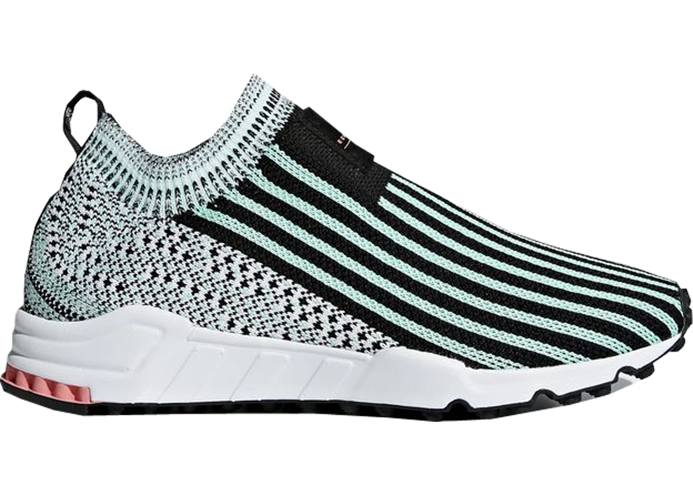 adidas EQT Support Sock Core Black Clear Mint Women s B37530 US