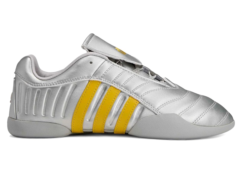 ADIDAS ORIGINALS Pre-owned Elite Mei Miaou (women's) Sneakers In Silver Metallic/collegiate Navy Blue/hazy Yellow