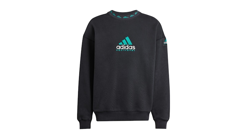 ★アディダス EQT Wash Crewneck Sweatshirt 関税込★ adidas Eqt Wash Crewneck Sweatshirt Black Men's - SS25 - GB