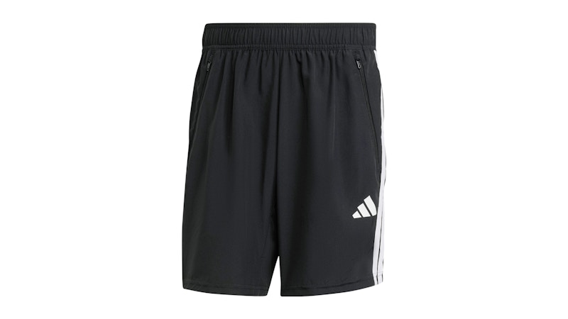 adidas Essentials 3-Stripes Woven Shorts Black メンズ - SS25