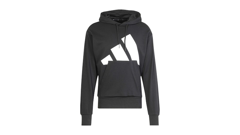 【Adidas コリア】 Essentials Big Logo French Terry Hoodie adidas Essentials Big Logo French Terry Hoodie Black/White