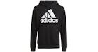 adidas Essentials Big Logo Pullover Hoodie Black/White