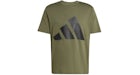 adidas Essentials Big Logo Tee Olive Strata/Black