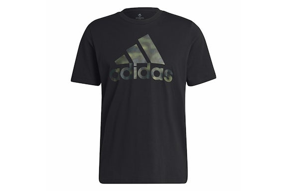 adidas Essentials Camo Print Tee Black