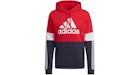 adidas Essentials Fleece Colorblock Sweatshirt Scarlet/White/Legend Ink