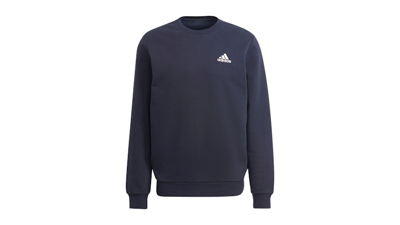 Felpa in pile adidas Essentials Legend Inchio/Bianco