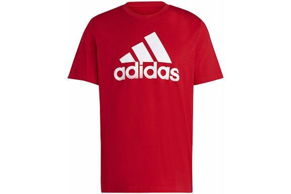 adidas Essentials Single Jersey Big Logo Tee Better Scarlet