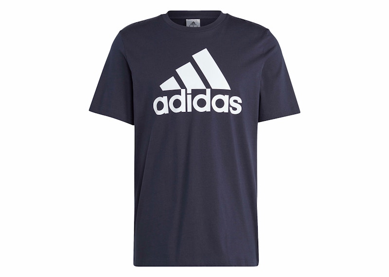 adidas Essentials Single Jersey Big Logo Tee Legend Ink/White