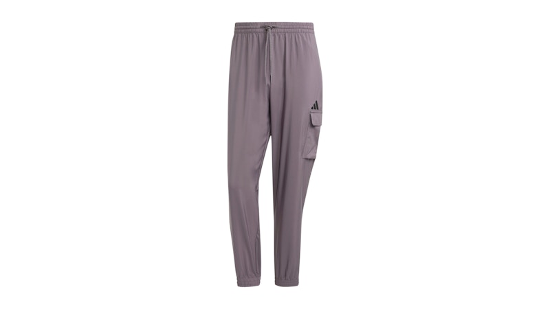 Pre-owned Adidas Originals Men's Adidas Essentials Small Logo Cargo Pant In Grey Strata/black In Multi