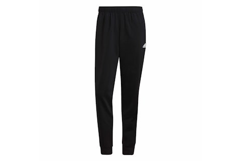 adidas Essentials Warm-Up Tapered 3-Stripes Track Pants Black