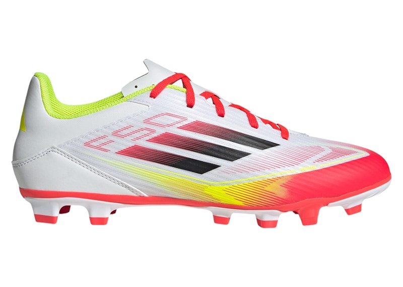 adidas F50 Club FG/MG Cloud White Core Black Solar Yellow - IE1243