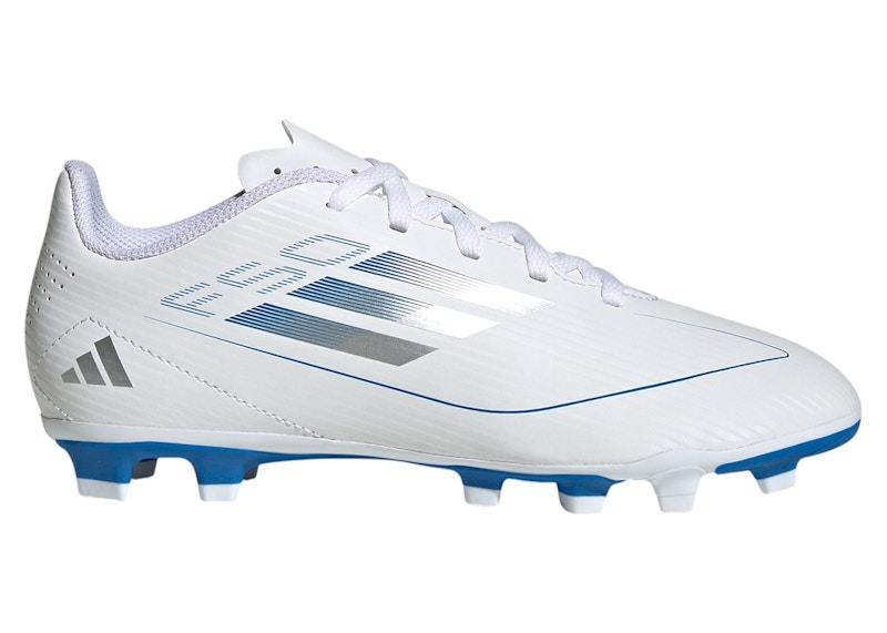 adidas F50 Club FG/MG Cloud White Silver Metallic (Kids