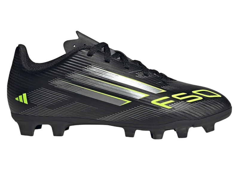 アディダス F50 adidas F50 Club FG/MG Core Black Iron Metallic Lucid Lemon