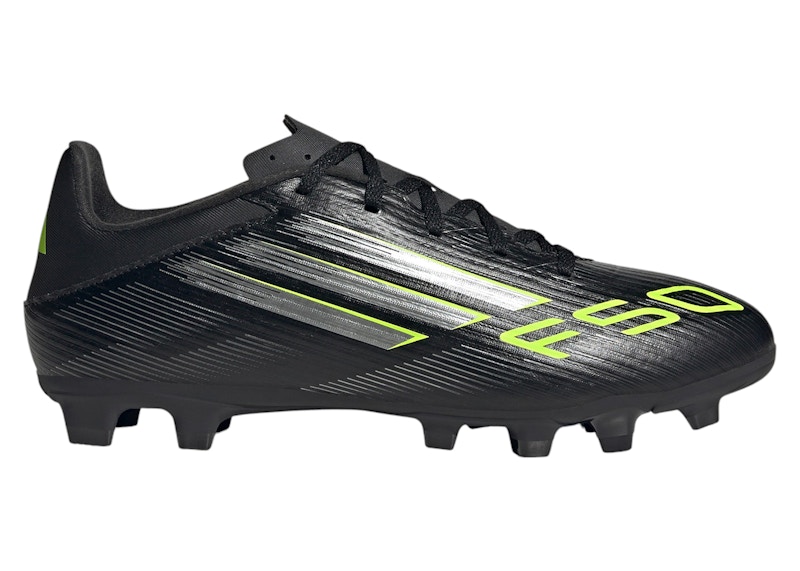 adidas F50 Club FG/MG Core Black Iron Metallic Lucid Lemon