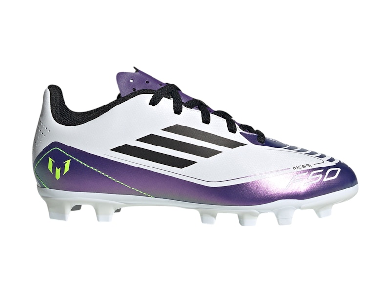 adidas F50 MESSI ホワイト/パープル adidas F50 Club Multi-Ground Messi Cloud White Core Black