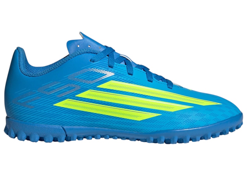 Adidas F50 Club TF Ice Cold Precision Pack Sneakers in Lucid Ray Blue/Team Solar Yellow 2/Lucid Aquamarine