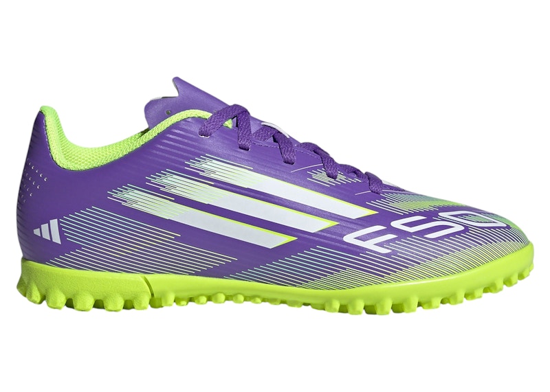 ジャスティク　プロシード　レア！ adidas F50 Club TF Purple Rush Cloud White Lucid Lemon (GS