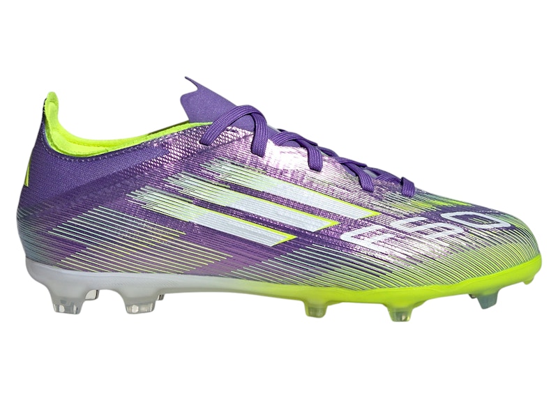 adidas F50 Elite FG Purple Rush Cloud White Lucid Lemon (GS