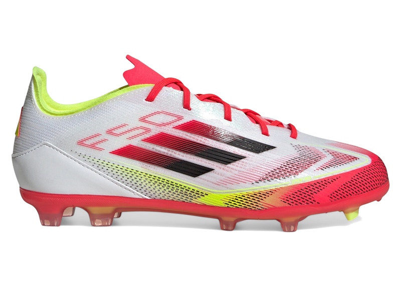 Pre-owned Adidas Originals F50 Elite Fg Solar Pack Sneakers In Cloud White/core Black/solar Yellow In Multi