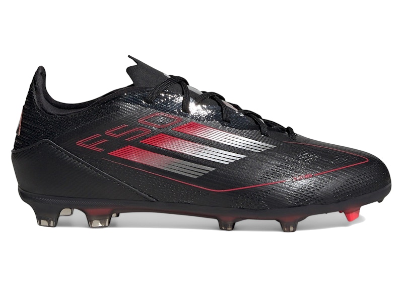 Pre-owned Adidas Originals F50 Elite Fg Stealth Victory Pack Sneakers In Core Black/iron Metallic/lucid Red