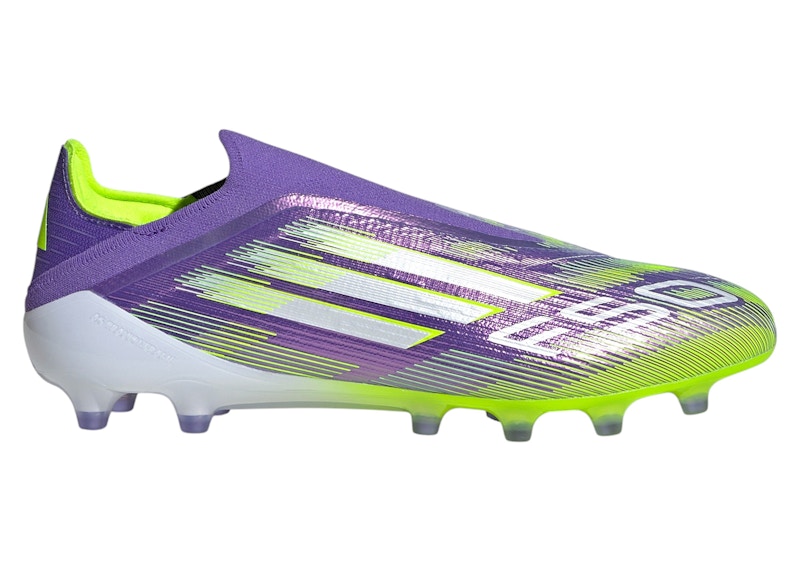 adidas F50 Elite Laceless AG Purple Rush Cloud White Lucid