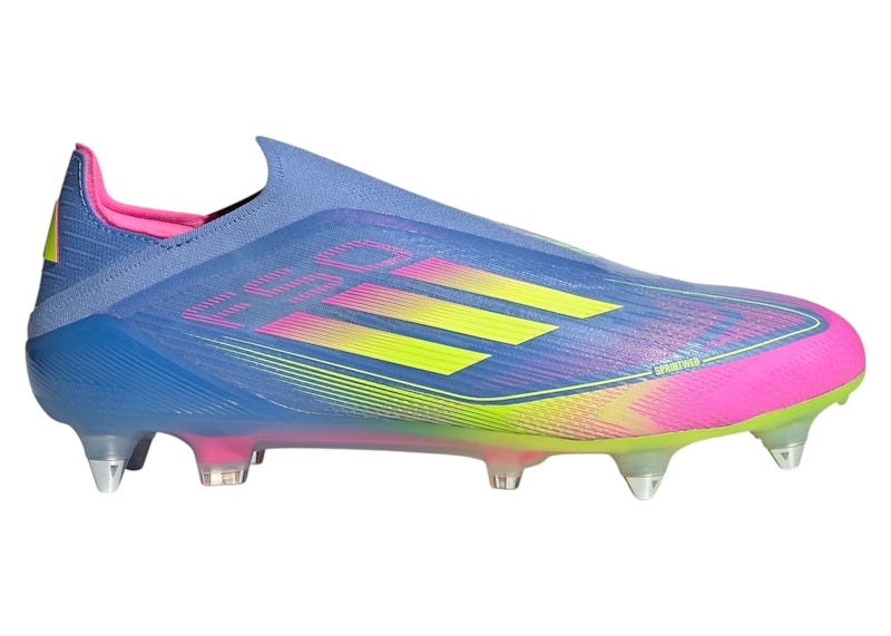 adidas F50 Elite Laceless SG Blue Fusion Lucid Lemon Lucid