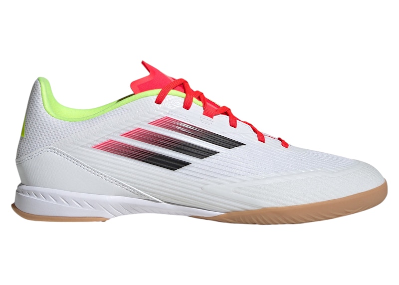 adidas F50 League Indoor Cloud White Core Black Solar Yellow - IE1228