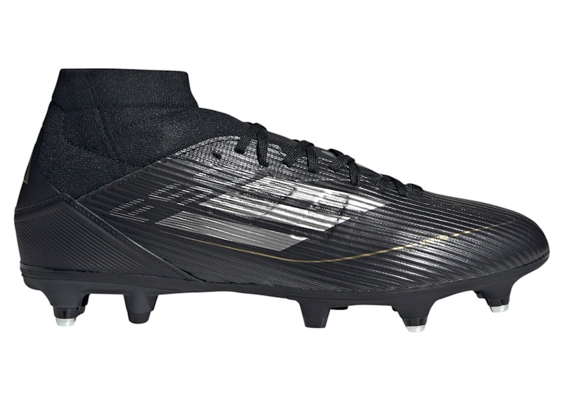 adidas F50 League Mid SG Core Black Iron Metallic Gold Metallic - JI0837