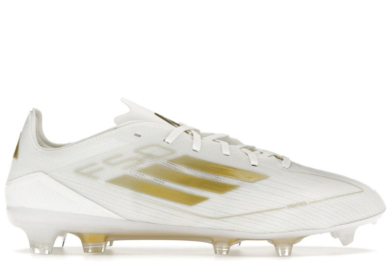 adidas F50 Pro FG Cloud White Gold Metallic Men's - IE0598 - US