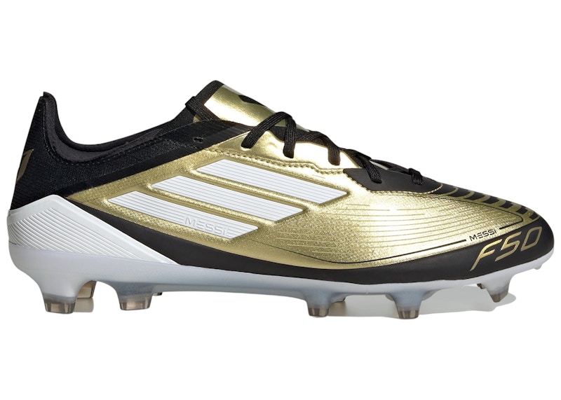 Adidas F50 Messi Model Soccer Cleats Gold/Black US 8.5 New