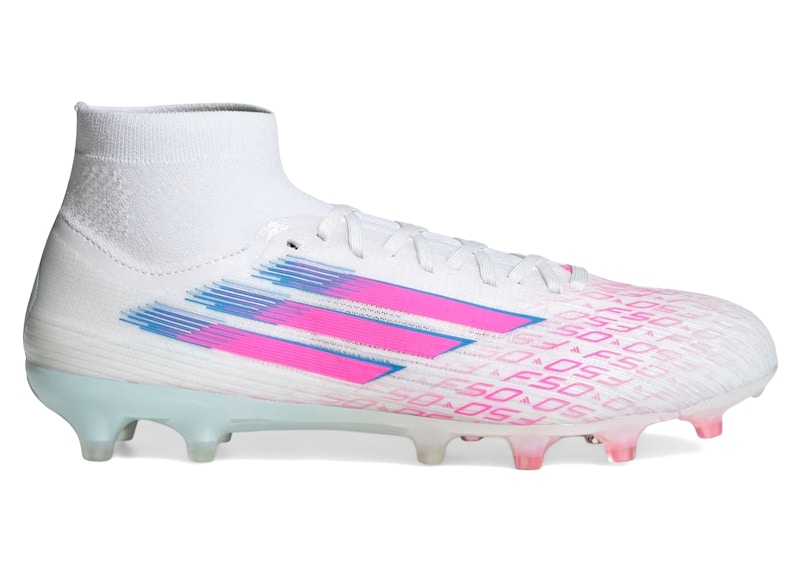 adidas F50 Pro Mid-Cut FG Sparkfusion Pack White Lucid Pink