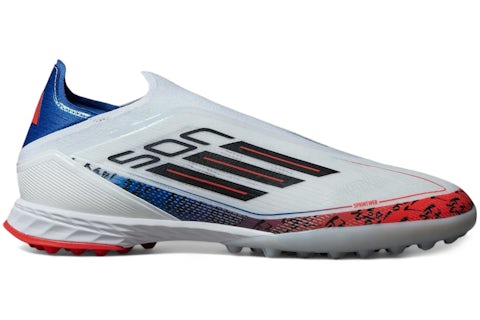 adidas F50 Pro Son Laceless Turf Cloud White Bright Red Blue Men's - JR5892 - US adidas F50 Pro Son Laceless Turf Cloud White Bright Red Blue Men's - JR5892 - US