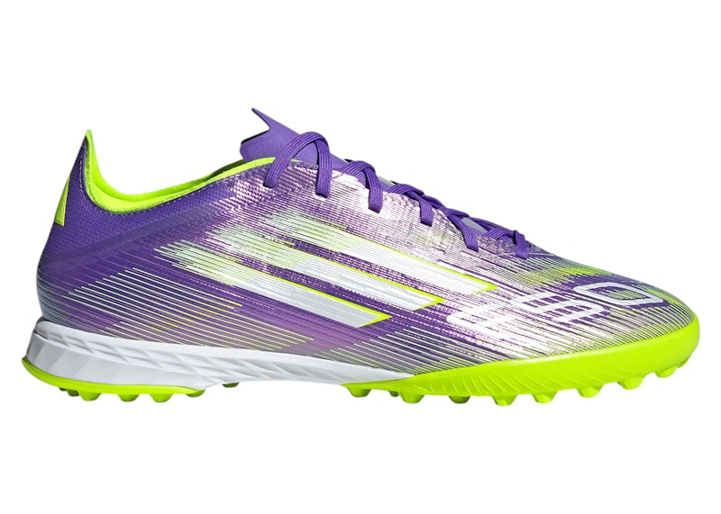 adidas F50 Pro TF Purple Rush Cloud White Lucid Lemon Men's