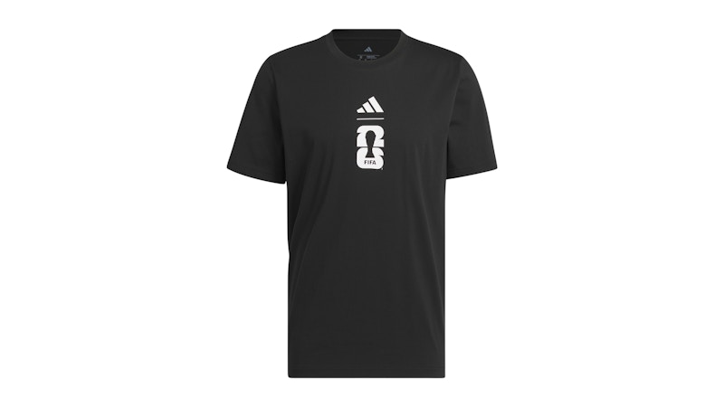 adidas FIFA World Cup 26 Match Ball Graphic T-Shirt Black Hombre