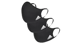 adidas Face Covers (3 Pack) Black/White