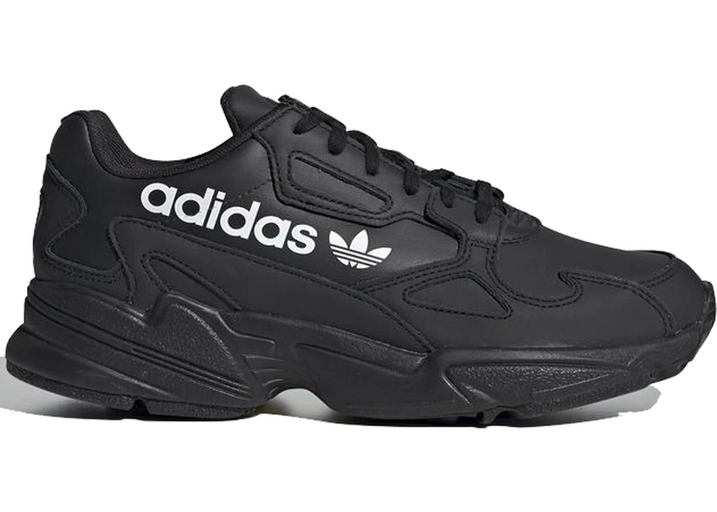 adidas Falcon Big Logo Black Women s EG7653 JP