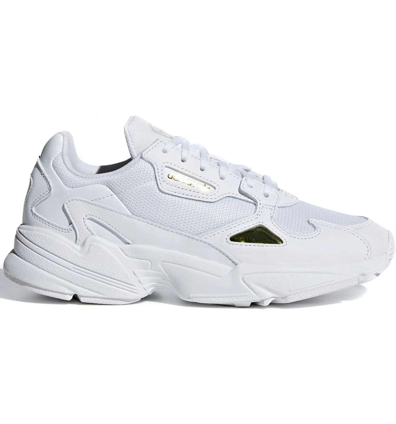 adidas Falcon Cloud White Gold Metallic Women s EE8838 US