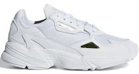 Womens adidas falcon best sale white