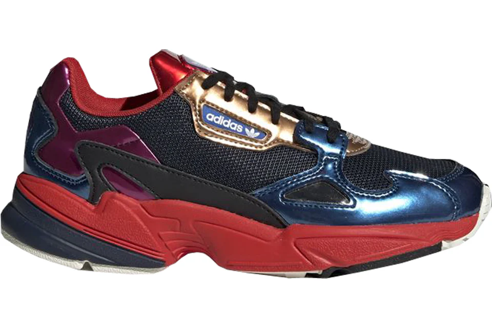 Adidas falcon 2025 navy metallic