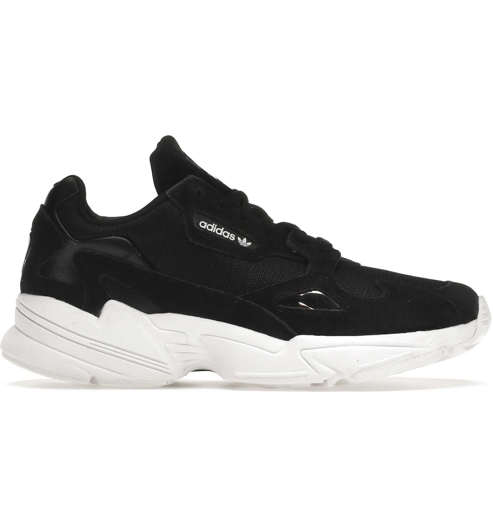 Adidas falcon shoes black Clearance