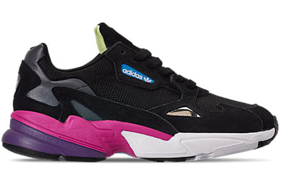 Adidas falcon core 2025 black light pink