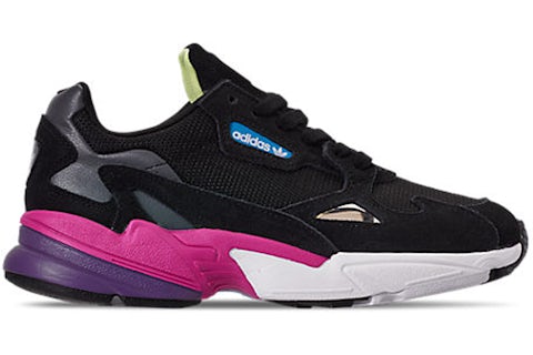adidas Falcon Core Black Shock Pink Women s CG6219 US