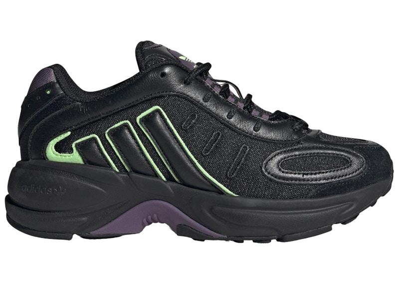 adidas Falcon Galaxy Core Black Green Spark Women s ID8153 US