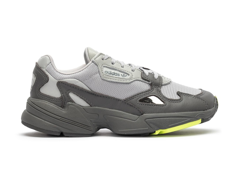 Adidas falcon shop w grey two