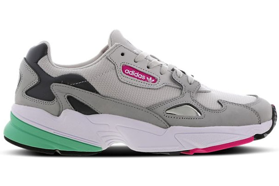 Adidas wmns falcon grey best sale pink