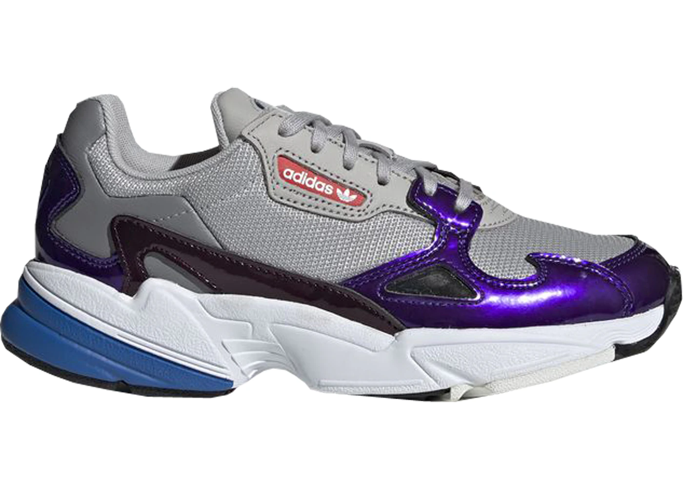 Adidas falcon 2025 grey maroon